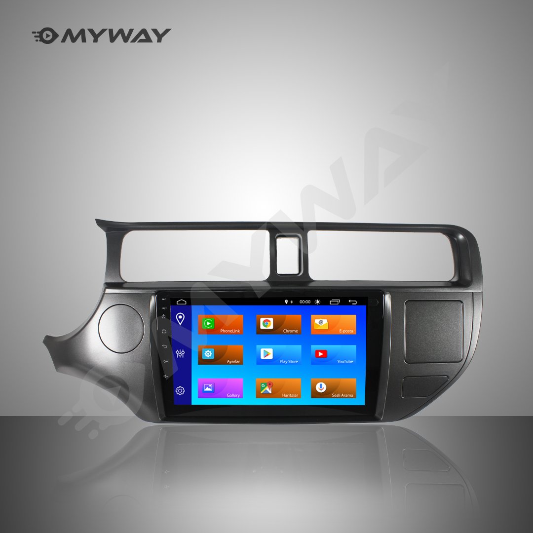 Kia Rio Android Navigasyon Multimedya Ekran Oto Teyp 2Gb Ram 4 Kia Rio Android Navigasyon Multimedya Ekran Oto Teyp 2Gb Ram - Görsel 3