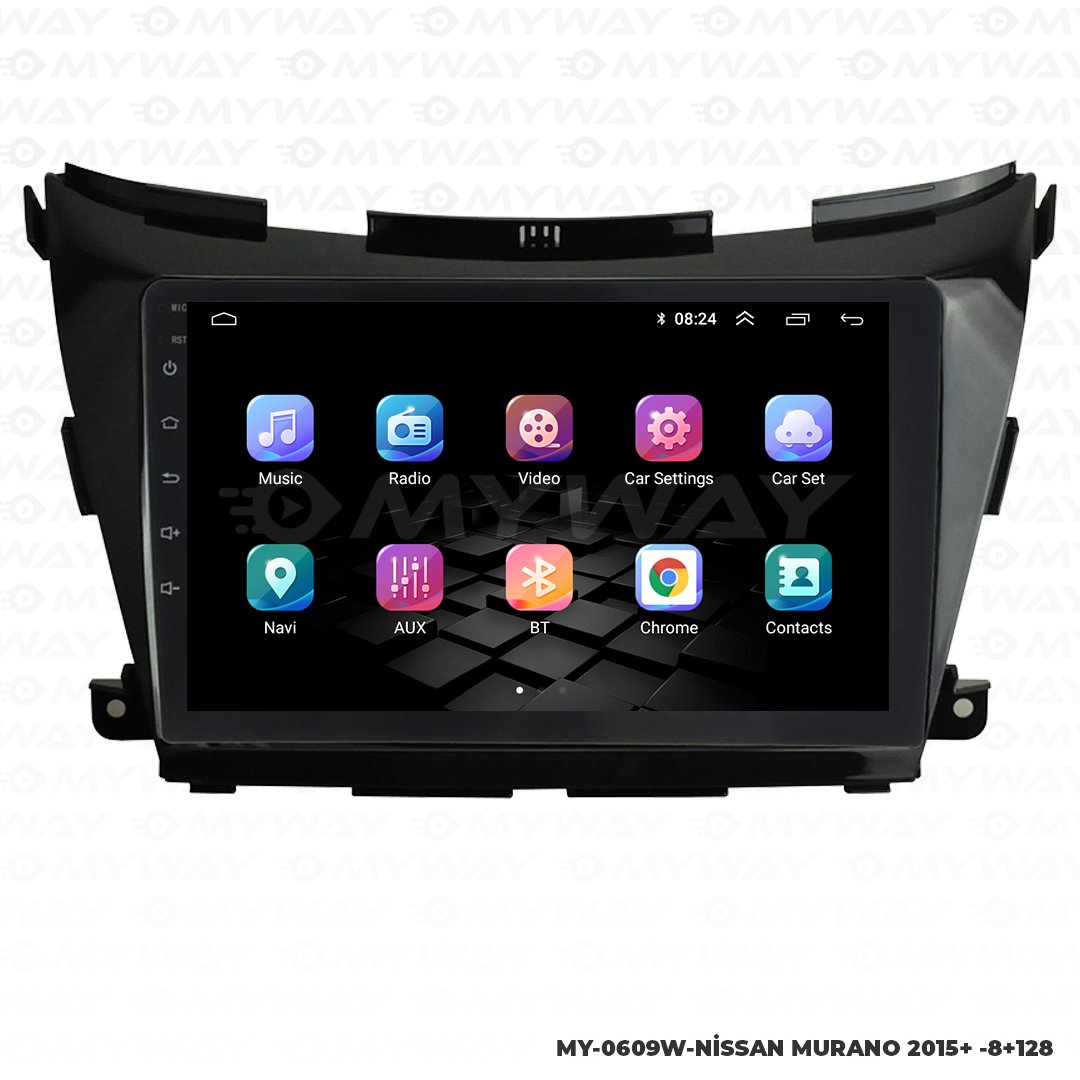 Nissan Murano Android Multimedya Carplay Navigasyon Ekran - 8Gb Ram+128Gb Hdd - Myway 3 Nissan Murano Android Multimedya Carplay Navigasyon Ekran - 8Gb Ram+128Gb Hdd - Myway - Görsel 2