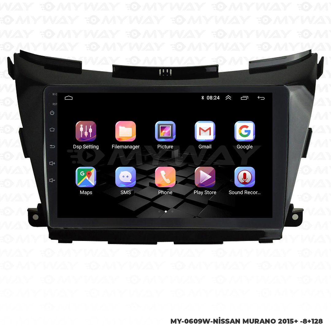 Nissan Murano Android Multimedya Carplay Navigasyon Ekran - 8Gb Ram+128Gb Hdd - Myway 4 Nissan Murano Android Multimedya Carplay Navigasyon Ekran - 8Gb Ram+128Gb Hdd - Myway - Görsel 3