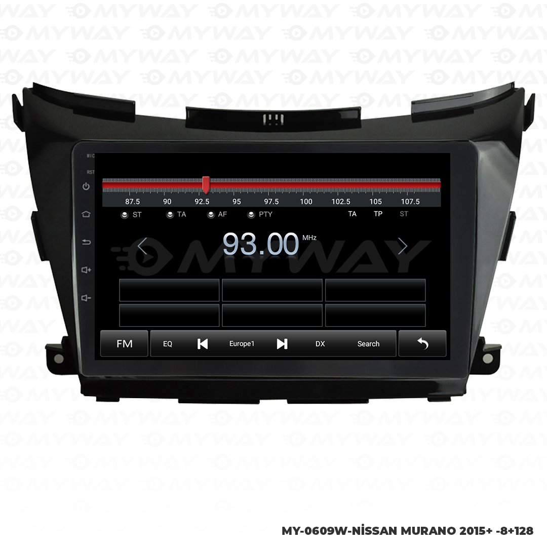 Nissan Murano Android Multimedya Carplay Navigasyon Ekran - 8Gb Ram+128Gb Hdd - Myway 6 Nissan Murano Android Multimedya Carplay Navigasyon Ekran - 8Gb Ram+128Gb Hdd - Myway - Görsel 5