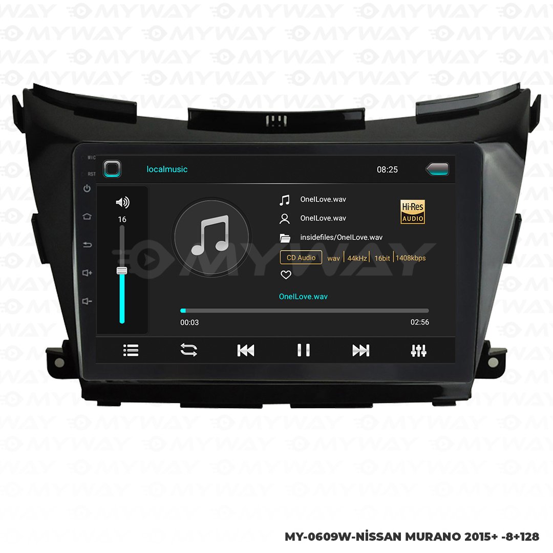 Nissan Murano Android Multimedya Carplay Navigasyon Ekran - 8Gb Ram+128Gb Hdd - Myway 8 Nissan Murano Android Multimedya Carplay Navigasyon Ekran - 8Gb Ram+128Gb Hdd - Myway - Görsel 7