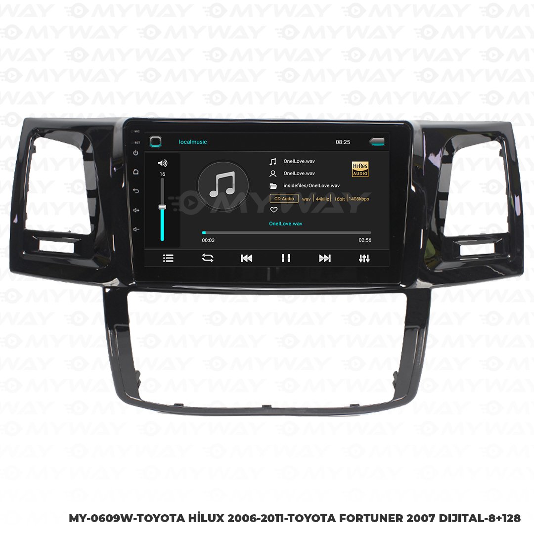 Toyota Fortuner Android Multimedya 4Gb Ram Carplay Navigasyon Ekran - Myway 3 Toyota Fortuner Android Multimedya 4Gb Ram Carplay Navigasyon Ekran - Myway - Görsel 2