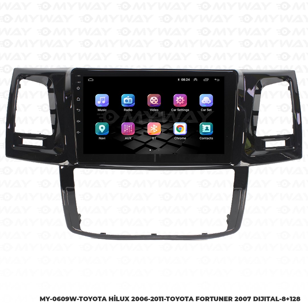 Toyota Fortuner Android Multimedya 4Gb Ram Carplay Navigasyon Ekran - Myway 6 Toyota Fortuner Android Multimedya 4Gb Ram Carplay Navigasyon Ekran - Myway - Görsel 5