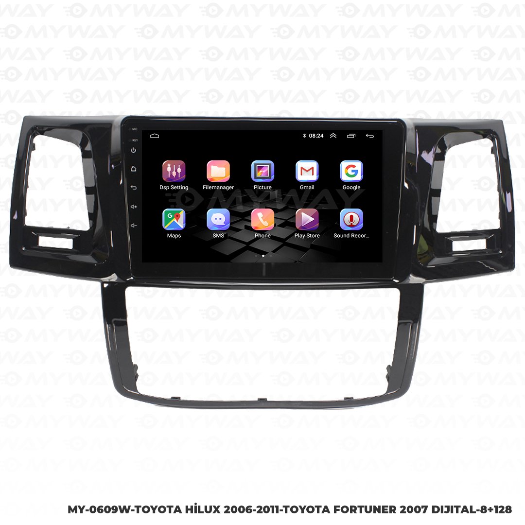 Toyota Fortuner Android Multimedya 4Gb Ram Carplay Navigasyon Ekran - Myway 7 Toyota Fortuner Android Multimedya 4Gb Ram Carplay Navigasyon Ekran - Myway - Görsel 6