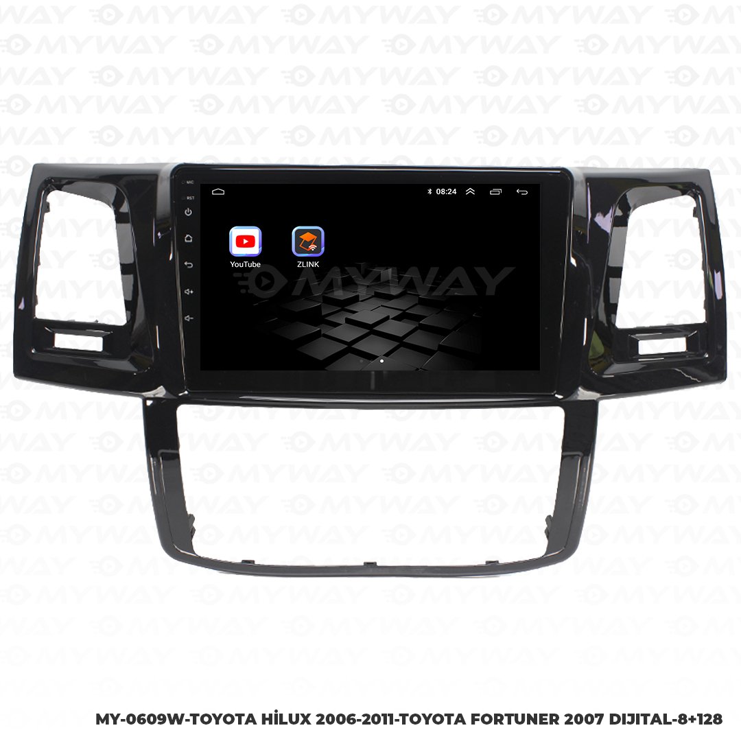 Toyota Fortuner Android Multimedya 4Gb Ram Carplay Navigasyon Ekran - Myway 8 Toyota Fortuner Android Multimedya 4Gb Ram Carplay Navigasyon Ekran - Myway - Görsel 7