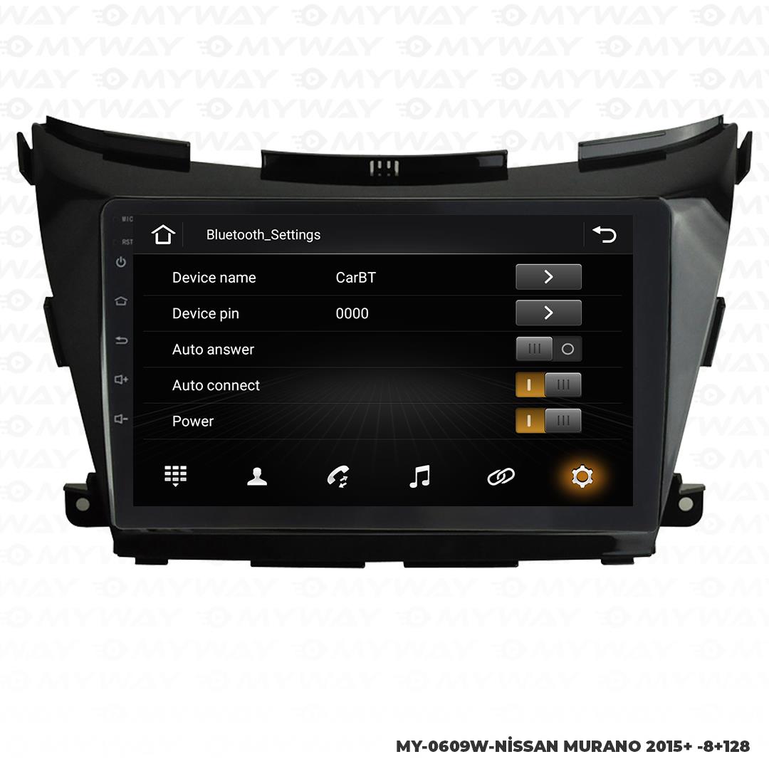 Araç Multimedya Nissan Murano Android 12 Carplay 4Gb Ram + 64Gb Hdd Navigasyon Ekran Myw 4 Araç Multimedya Nissan Murano Android 12 Carplay 4Gb Ram + 64Gb Hdd Navigasyon Ekran Myw - Görsel 3