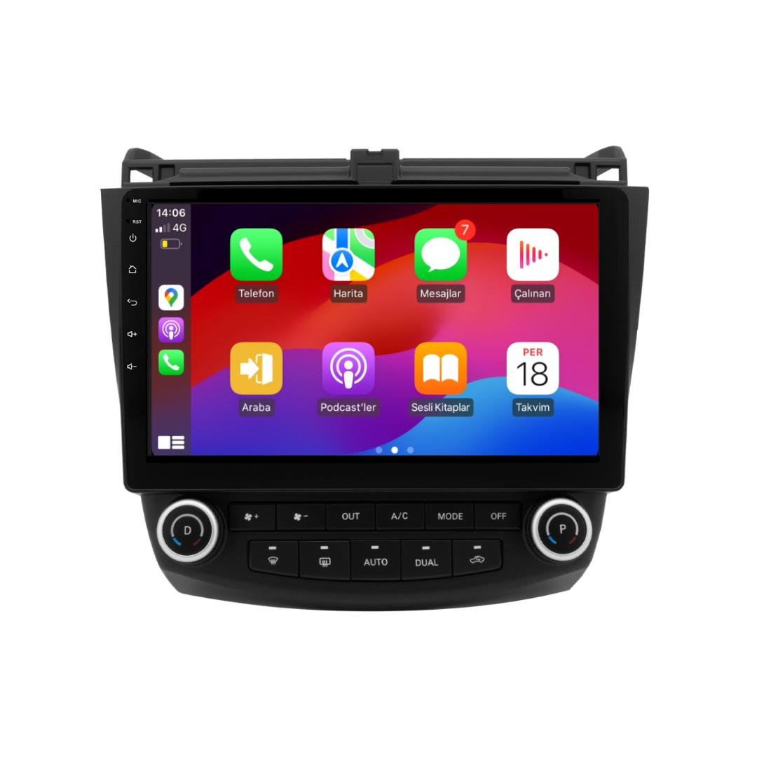 Honda Accord Android Multimedya Sistemi 4-64 Cadence (2003-2008)+360 Kamera 4 Honda Accord Android Multimedya Sistemi 4-64 Cadence (2003-2008)+360 Kamera - Görsel 3