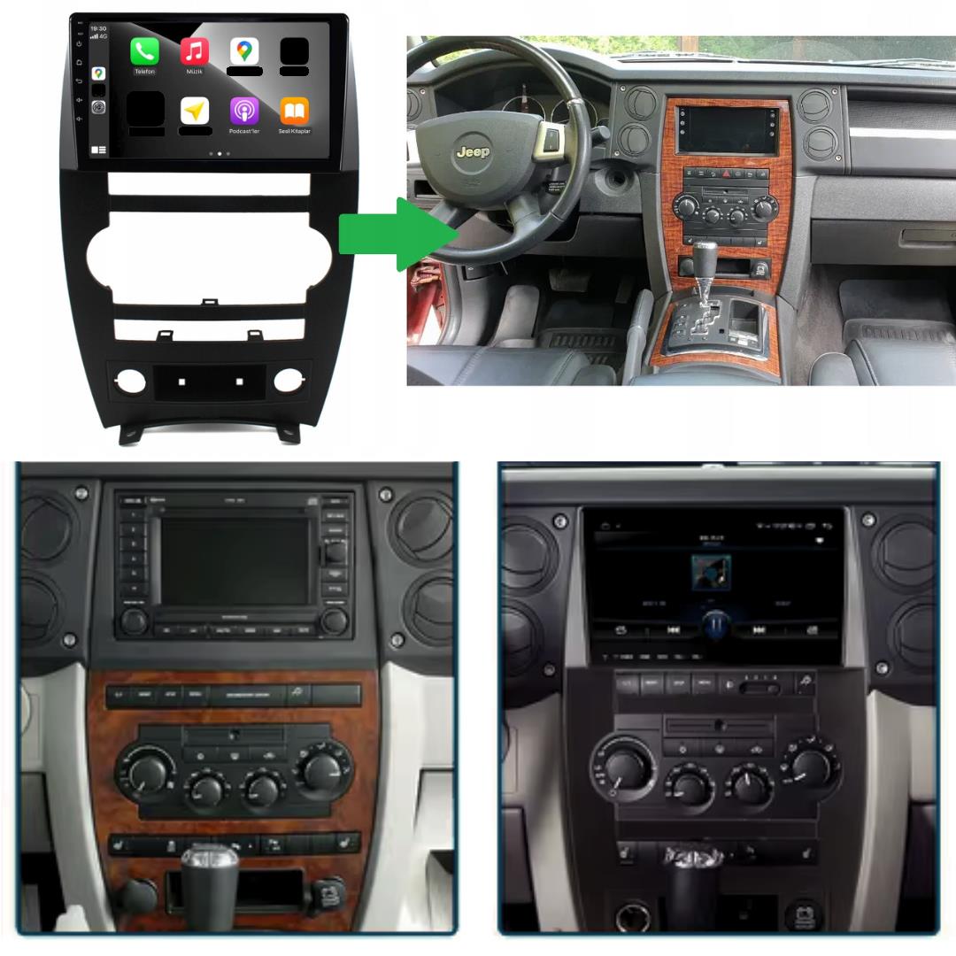 Jeep Comander 2K Çözünürlükte Ekran Android 15 Multimedya Sistemi 8+256 Myway (2005-2010) 2 Jeep Comander 2K Çözünürlükte Ekran Android 15 Multimedya Sistemi 8+256 Myway (2005-2010)