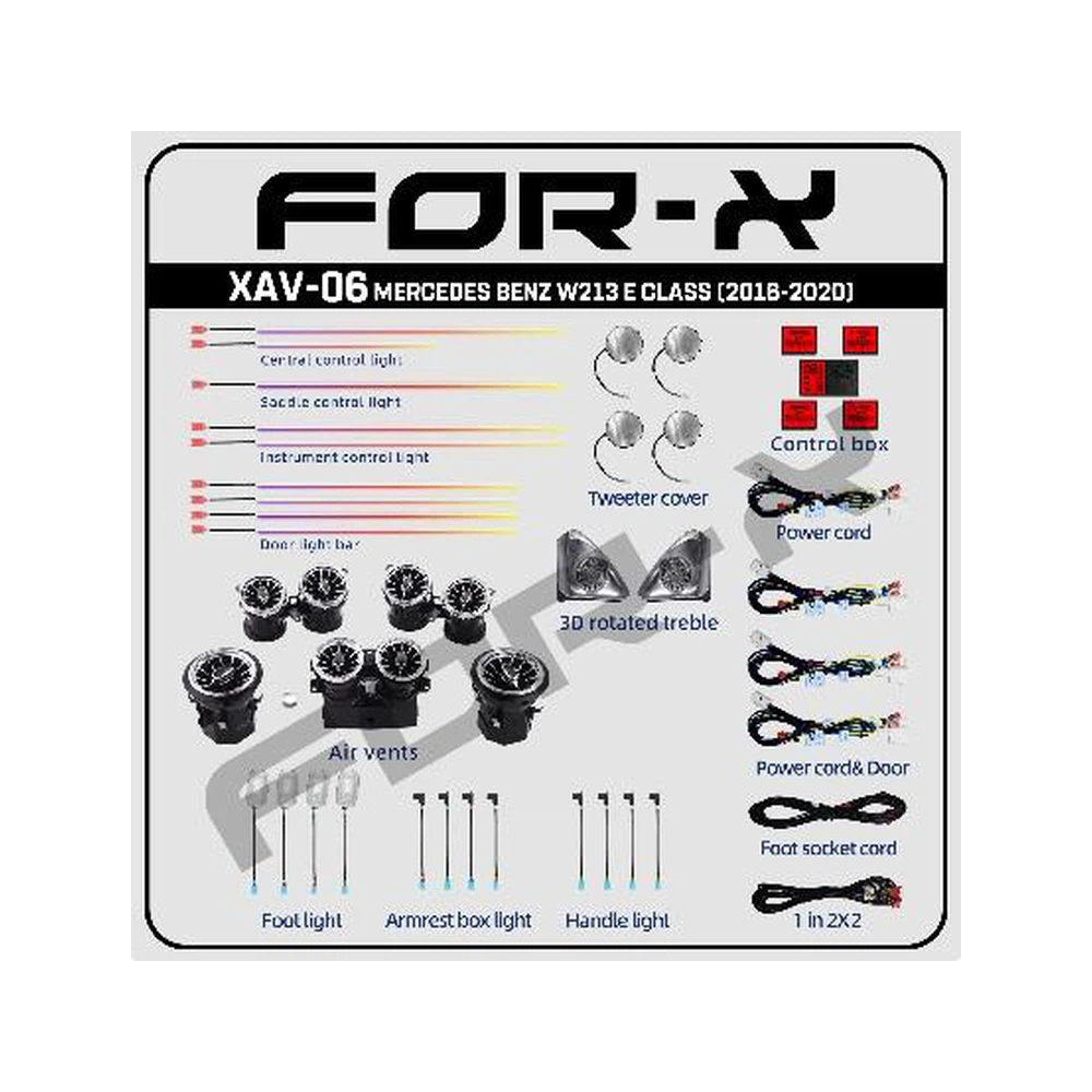 forex for x mercedes benz w213 e class ambient led xav 06 1
