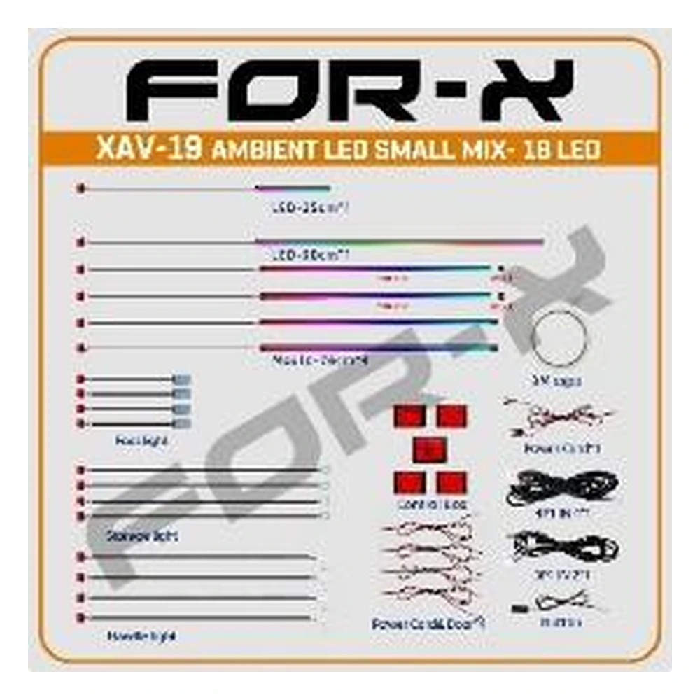 Forex Universal Ambient LED Light Small Mix XAV-19 2 Forex Universal Ambient LED Light Small Mix XAV-19