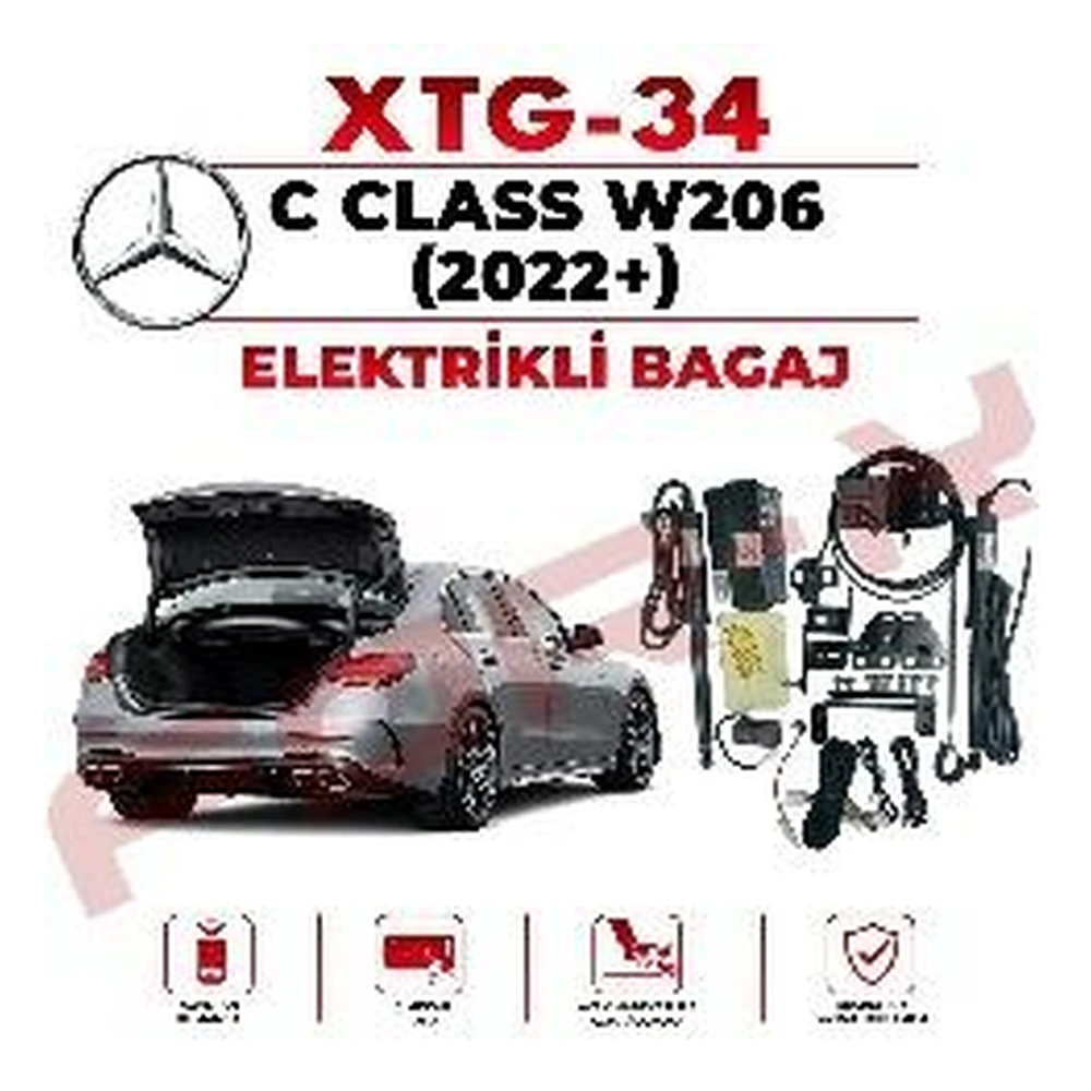 forex xtg 34 mercedes benz c class w206 2022 plus elektrikli bagaj 1